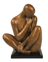 Sausalito by Aiko Morioka, bronze sculpture of a woman titled "Within", sold Dec 2023