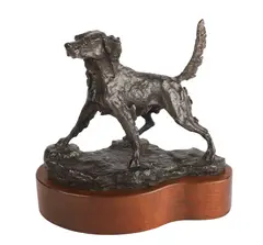 Untitled by Robert Wehle, Bronze of a Setter, sold Dec 2023