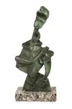 Untitled by Rufino Tamayo, bronze abstract figural sculpture, sold Dec 2023