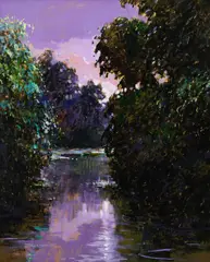 Symphonie d’été by André Bertounesque, oil on board, sold Feb 2026