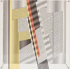 Sotomagie, 1967 by Jesús Rafael Soto, 1967, colour screenprint on plexiglass panel with steel rods, sold Mar 2026