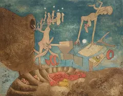 Sexplication Suffisante, 1972 by Roberto Matta, 1972, colour etching with aquatint, sold Mar 2026