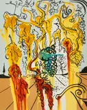 Portrait of Autumn (from Joy of Bacchus series) by Salvador Dalí, colour lithograph, sold Mar 2026