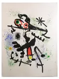 La Fille du Delta by Joan Miró, 1971, lithograph in colors, sold Apr 2024