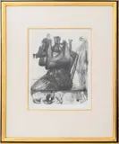 Untitled by Henry Moore, 1976, lithograph, sold Nov 2023