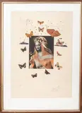 Untitled by Salvador Dalí, 1971, lithograph in colors, sold Nov 2023