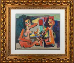 Untitled by Karl Otto Knaths, oil painting on canvas, sold Nov 2023