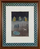 'Vesse by Michael Martin, etching, sold Aug 2026