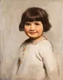 Portrait of Diana Mary Gorst by Frank Thomas Copnall, Oil on canvas -53 x, offered Jul 2026