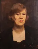 Portrait of Eliza Geraldine Illingworth by Frank Thomas Copnall, Oil on canvas -50 x, sold Jul 2026