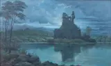 Ruins of a fort by a lake - Oil by E. H. Jones, Oil on canvas -, offered Jul 2026