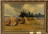 'Harvest Time by W McBride, Oil on canvas -, offered Jul 2026