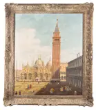 Piazza San Marco in Venice by Alberto Terrini, Oil on canvas -, sold Jul 2026
