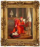 Un Ecrit Amusant by Paul Schaan, Oil on board -, offered Jul 2026