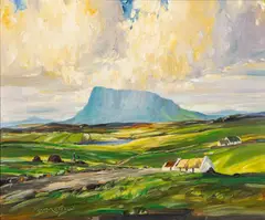 An Irish landscape by Arthur H. Twells, Oil on board -Signed lower left -, sold Jul 2026
