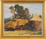 Corn Harvest by Morris Meredith Williams, Oil on board -, offered Jul 2026