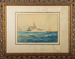 Under the White Ensign by William Minshall Birchall, 1927, Watercolour -, offered Jun 2026