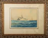 Under the White Ensign by William Minshall Birchall, 1927, Watercolour -, offered Jun 2026