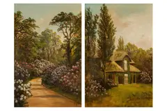 Untitled by James Isaiah Lewis, oil on canvas, offered Jan 2025