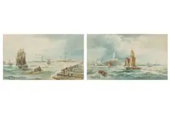 Untitled by Thomas Bush Hardy, watercolour, offered Jan 2025
