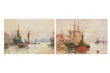 Untitled by Frederick William Scarborough, watercolour, offered Jan 2025