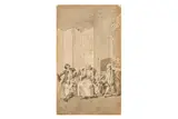 Untitled by William Walker, ink, offered Jan 2025