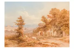 Untitled by Rudolf Müller, watercolour, offered Jan 2025