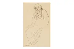 Untitled by Samuel Woodforde, ink, offered Jan 2025