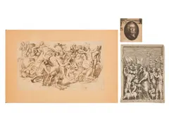 Untitled by Christopher Sharp, etching, offered Jan 2025