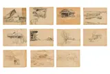 A.r.e (1888-1980) by Robert Charles Peter, ink, offered Jan 2025
