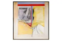 Untitled by Adrian Heath, oil on canvas, offered Nov 2024