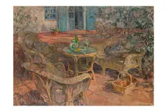 Untitled by Susan Ryder, oil on canvas, offered Nov 2024