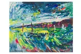 Untitled by Lawrence James Isherwood, oil on board, offered Nov 2024