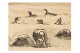 Untitled by Josef Herman, ink & wash, offered Nov 2024
