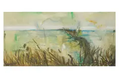 Untitled by Michael Wishart, oil on canvas, offered Nov 2024