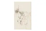 Untitled by Paul Feiler, ink and charcoal, offered Nov 2024