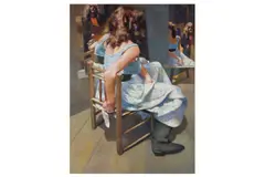 Untitled by Robert Lenkiewicz, oil on board, offered Nov 2024