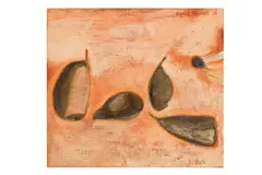 Untitled by Derrick Greaves, oil on canvas, offered Nov 2024