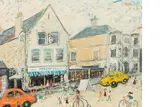 Untitled by Simeon Stafford, oil on board, offered Nov 2024