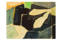 Untitled by Adrian Heath, gouache and watercolour, offered Nov 2024