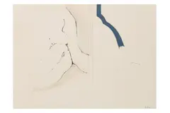 Untitled by Adrian Heath, gouache and pencil, offered Nov 2024