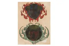 Untitled by Scottie Wilson, watercolour, offered Nov 2024