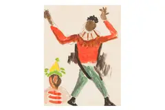 Untitled by Josef Herman, gouache, offered Nov 2024