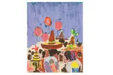 Untitled by Josef Herman, gouache, offered Nov 2024