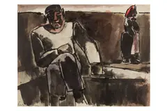 Untitled by Josef Herman, watercolour, offered Nov 2024