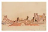 Untitled by William Rothenstein, 1918, watercolour, offered Nov 2024