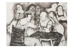 Untitled by Anna Mazzotta, charcoal, offered Nov 2024