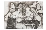 Untitled by Anna Mazzotta, charcoal, offered Nov 2024