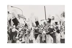 Untitled by Burk Uzzle, Silver gelatin print, printed later, flush mounted to card, image/sheet size, offered Nov 2024