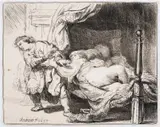 Joseph and Potiphar's Wife by Rembrandt Harmensz van Rijn, print (other), offered Jul 2024